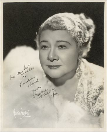 Lot #1020 Sophie Tucker Signed Photograph - Image 2