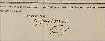 Lot #11 Zachary Taylor: Col. Taylor approves extra duty for his Fort Crawford men on a large muster roll - Image 2