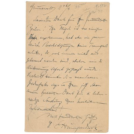 Lot #1637 Engelbert Humperdinck Handwritten Letter Signed - Image 1