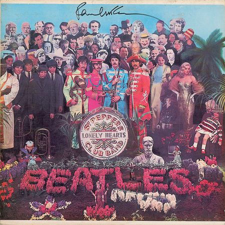 Lot #772 Beatles: Paul McCartney: McCartney signs the Beatles masterpiece - Image 2