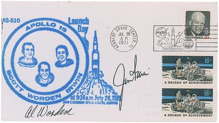 Lot #1607 Jim Irwin and Al Worden - Image 1