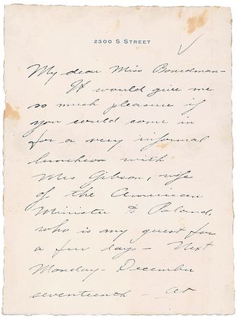 Lot #135 Lou Henry Hoover - Image 1