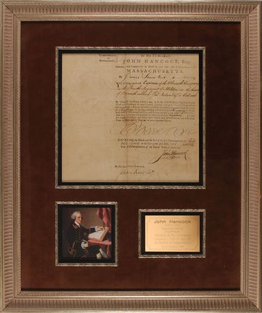 Lot #152 John Hancock: Hancock appoints a militia captain during the Continental Army’s 1781 reorganization - Image 1
