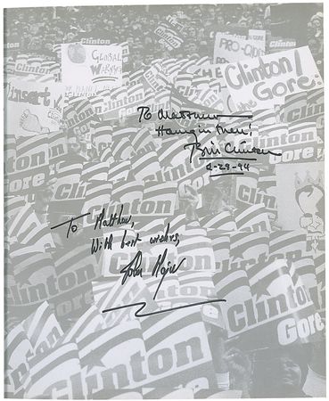 Lot #116 Bill Clinton and John Major Book - Image 1