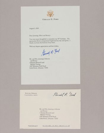 Lot #94 Gerald Ford - Image 1