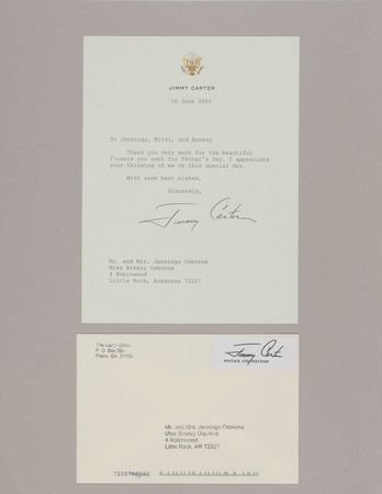 Lot #102 Jimmy and Rosalynn Carter - Image 2