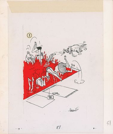 Lot #675 Sergio Aragones Cels - Image 1