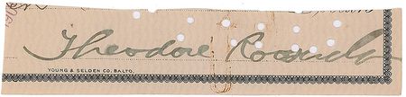 Lot #35 Theodore Roosevelt Signature