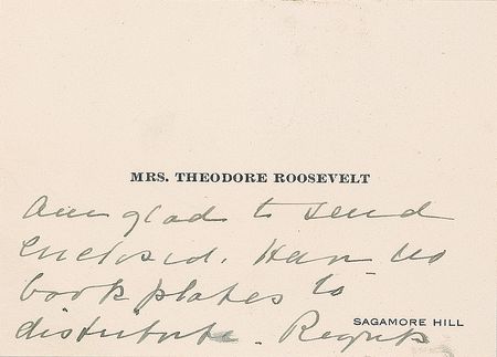 Lot #35 Theodore Roosevelt Signature - Image 2