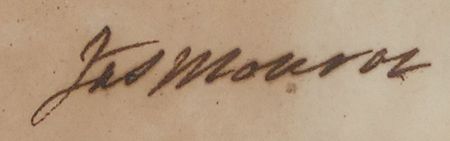 Lot #6 James Monroe: Protecting American trade vessels during the War of 1812 - Image 2