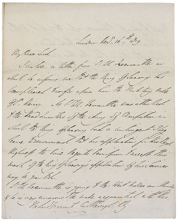 Lot #360 Duke of Wellington Signed Letter - Image 1