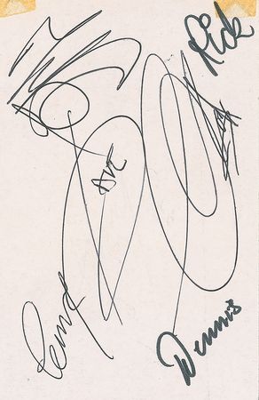 Lot #844 Dave Clark Five Signed Photograph - Image 1