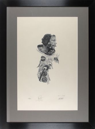 Lot #415 Neil Armstrong: Calle’s highly coveted rendition of the first man on the moon - Image 1