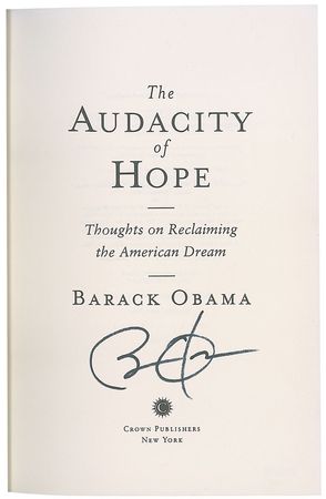 Lot #120 Barack Obama Book - Image 1