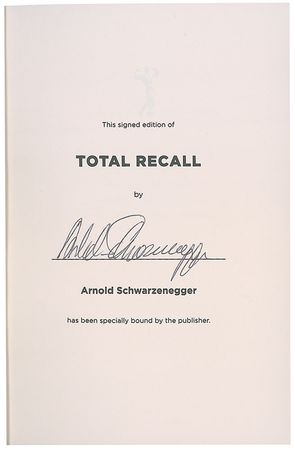 Lot #280 Arnold Schwarzenegger Book - Image 1