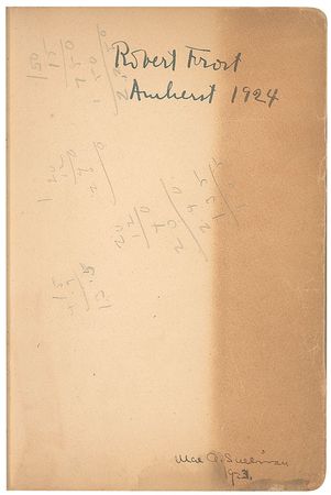 Lot #535 Robert Frost Book - Image 1