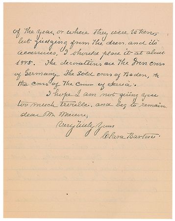 Lot #129 Clara Barton: The many awards of the Red Cross founder - Image 3