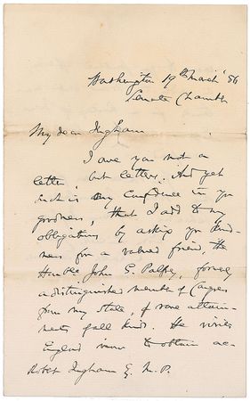Lot #284 Charles Sumner - Image 1