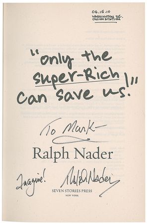 Lot #263 Ralph Nader - Image 1