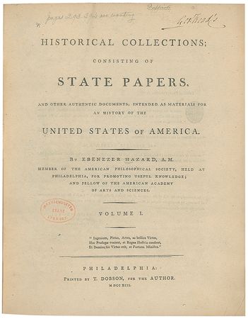 Lot #142 Declaration of Independence: George Read: The first signed book from the Delaware Signer?s personal collection to appear in decades - Image 1