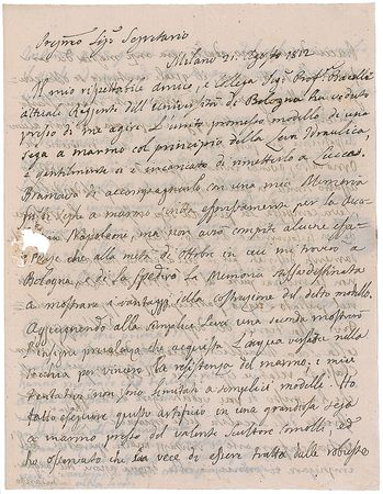 Lot #125 Giovanni Aldini Handwritten Letter Signed - Image 1