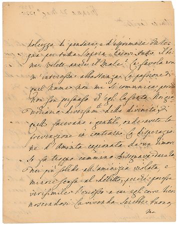 Lot #736 Pietro Metastasio Handwritten Letter Signed - Image 2