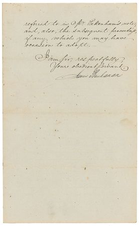 Lot #16 James Buchanan: ?Vessels belonging to the Bahama Islands, with crews of colored persons, have been purposely wrecked on the coast of Florida, and the crews sold as slaves? - Image 3