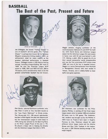 Lot #1507 New York Sports Night Program - Image 1