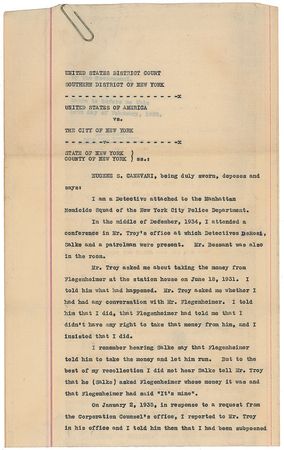 Lot #2188 Dutch Schultz: ?Take the money and let him run? - Image 1