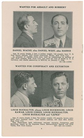 Lot #2181 Murder Inc: Louis ?Lepke? Buchalter Police Bulletin - Image 2