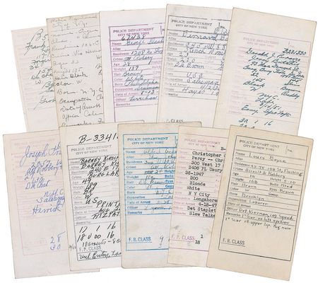 Lot #2210 NYPD Mobster Mug Shots Mugshots - Image 1