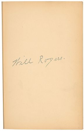 Lot #1051 Will Rogers Book - Image 1