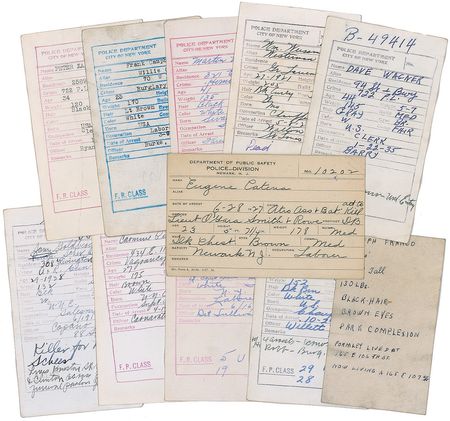 Lot #2212 NYPD Mobster Mug Shots - Image 1