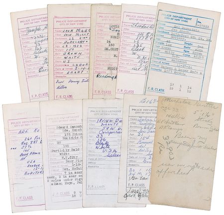 Lot #2213 NYPD Mobster Mug Shots - Image 1