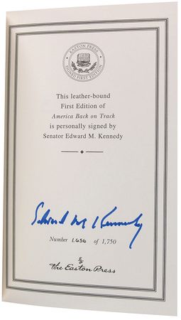 Lot #231 Ted Kennedy Book - Image 1