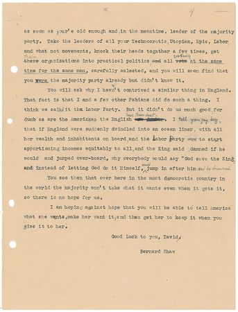 Lot #567 George Bernard Shaw - Image 4