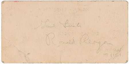 Lot #105 Ronald Reagan Ticket - Image 1