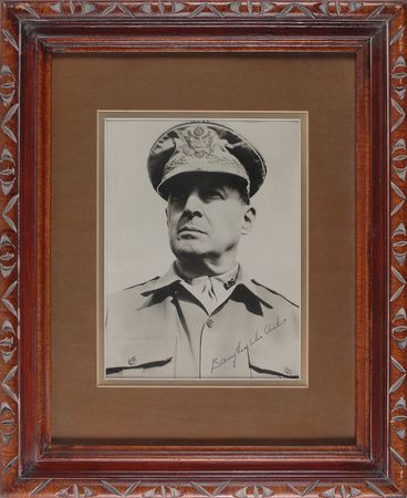 Lot #348 Douglas MacArthur Signed Photograph - Image 1