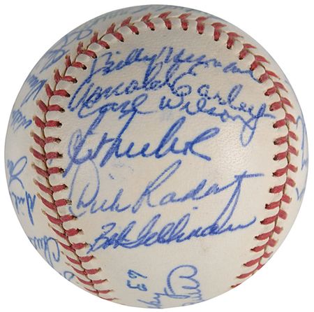 Lot #1439 Boston Red Sox: 1963 Baseball - Image 2