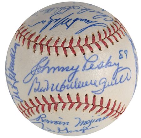 Lot #1439 Boston Red Sox: 1963 Baseball - Image 5