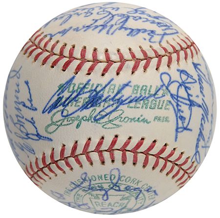 Lot #1439 Boston Red Sox: 1963 Baseball - Image 6