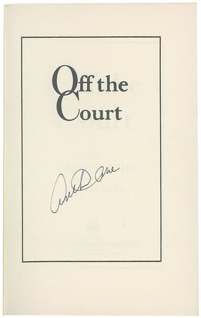 Lot #1420 Arthur Ashe Book - Image 1