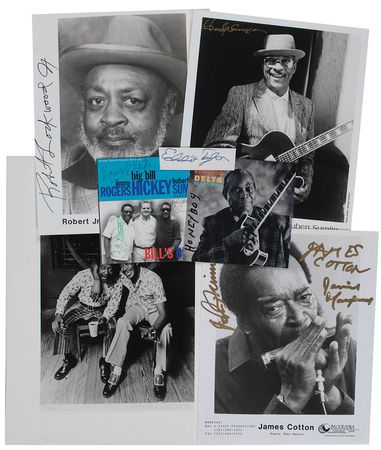 Lot #832 Blues Guitarists Group Lot - Image 1