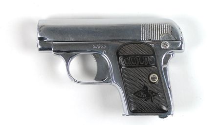 Lot #2080 Bonnie Parker: 1908 Pocket Automatic taken from Parker’s purse by Deputy Sheriff Oakley and given to a local passerby just minutes after the final ambush - Image 1