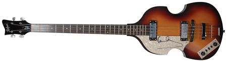 Lot #773 Beatles: Paul McCartney: Trademark Hofner “violin” bass signed in person - Image 1