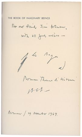 Lot #590 Jorge Luis Borges Book - Image 1