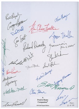 Lot #651 Prairie Home Companion Book - Image 1