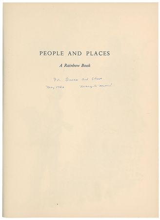 Lot #253 Margaret Mead Book - Image 1
