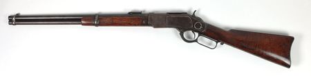 Lot #2064 Winchester Model 1873 Lever Action Saddle Ring Carbine Rifle - Image 1