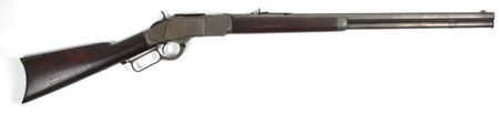Lot #2065 Winchester Model 1873 Lever Action Rifle in .22 Short Rimfire Caliber Rifle - Image 2